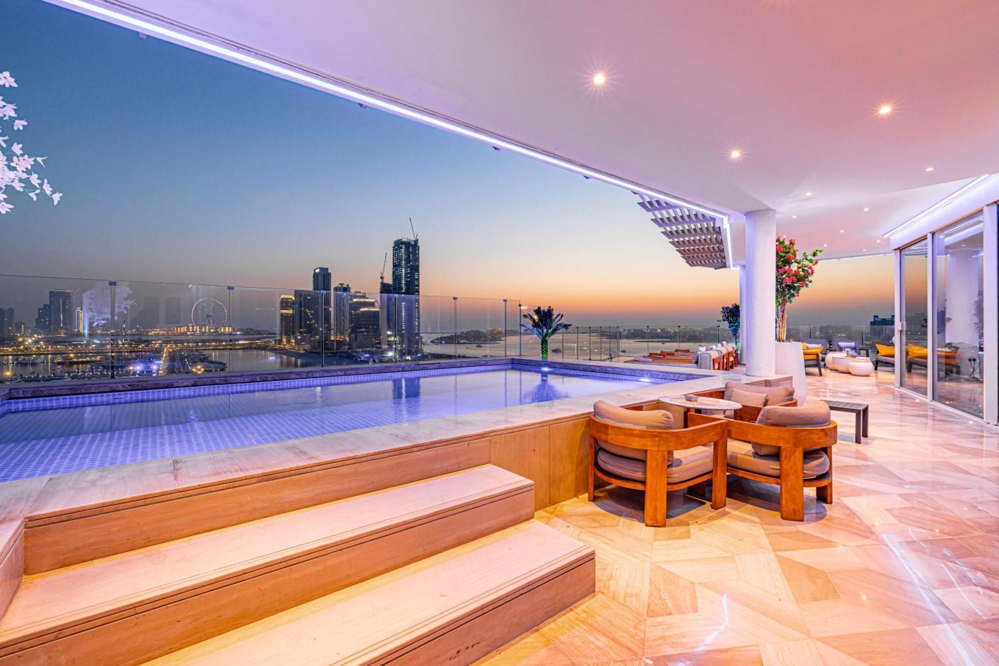 Five Palm Jumeirah 2Br Luxury Penthouse , Full Marina See View With Private Pool Dubai Exterior foto